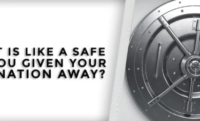 Trust is like a safe have you given your combination away?